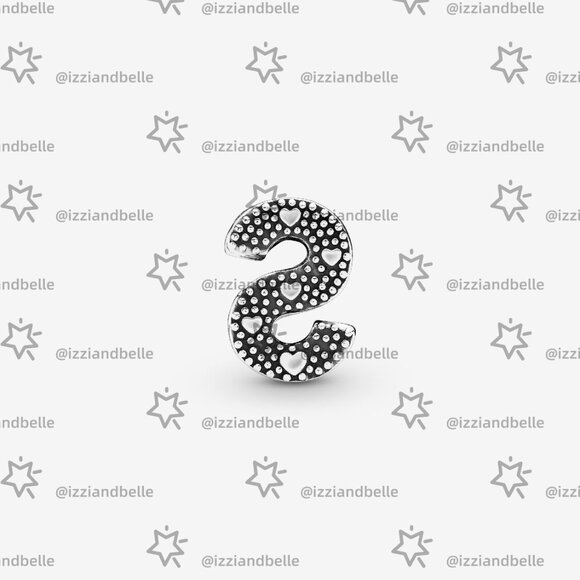 Pandora Letter S Alphabet Charm - Picture 2 of 6